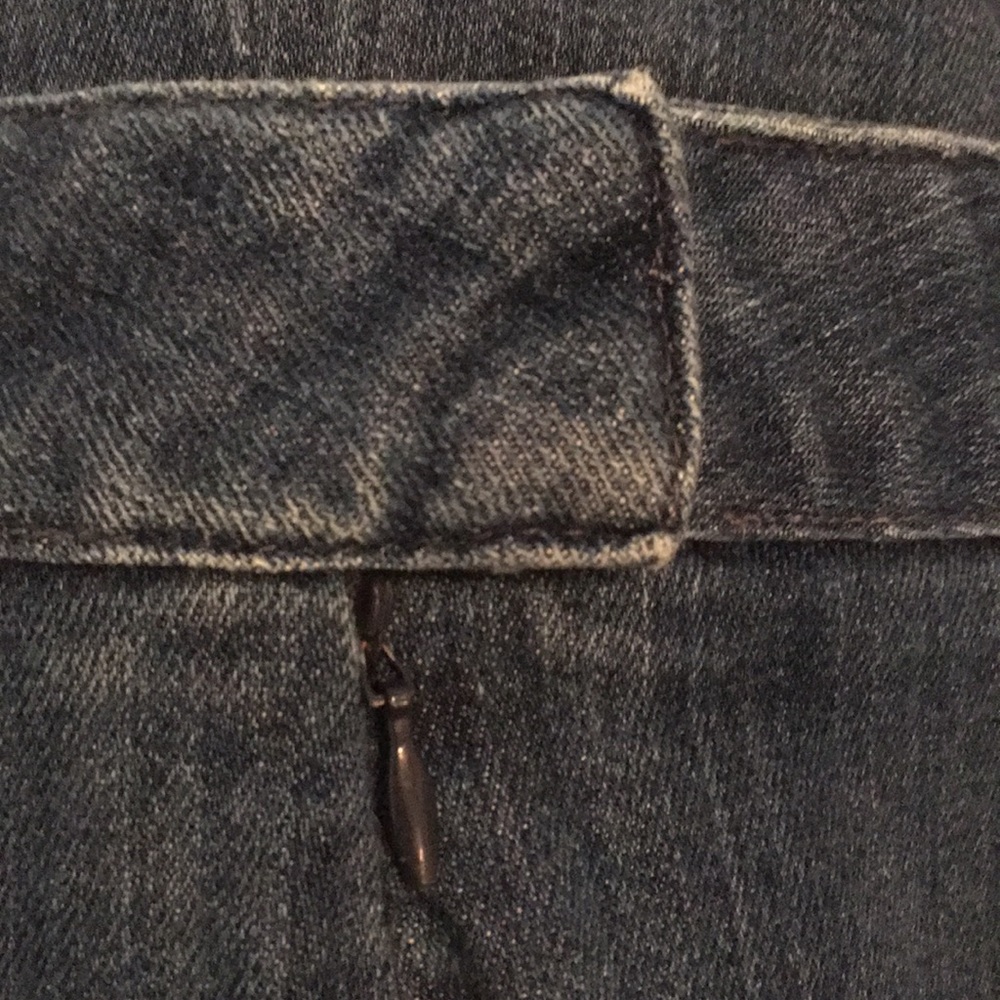 L.L. Bean Knee-Length Jean Skirt. - Picture 2 of 5